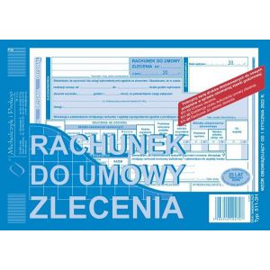 Druk MiP Rachunek do Umowy Zlecenia A5/40